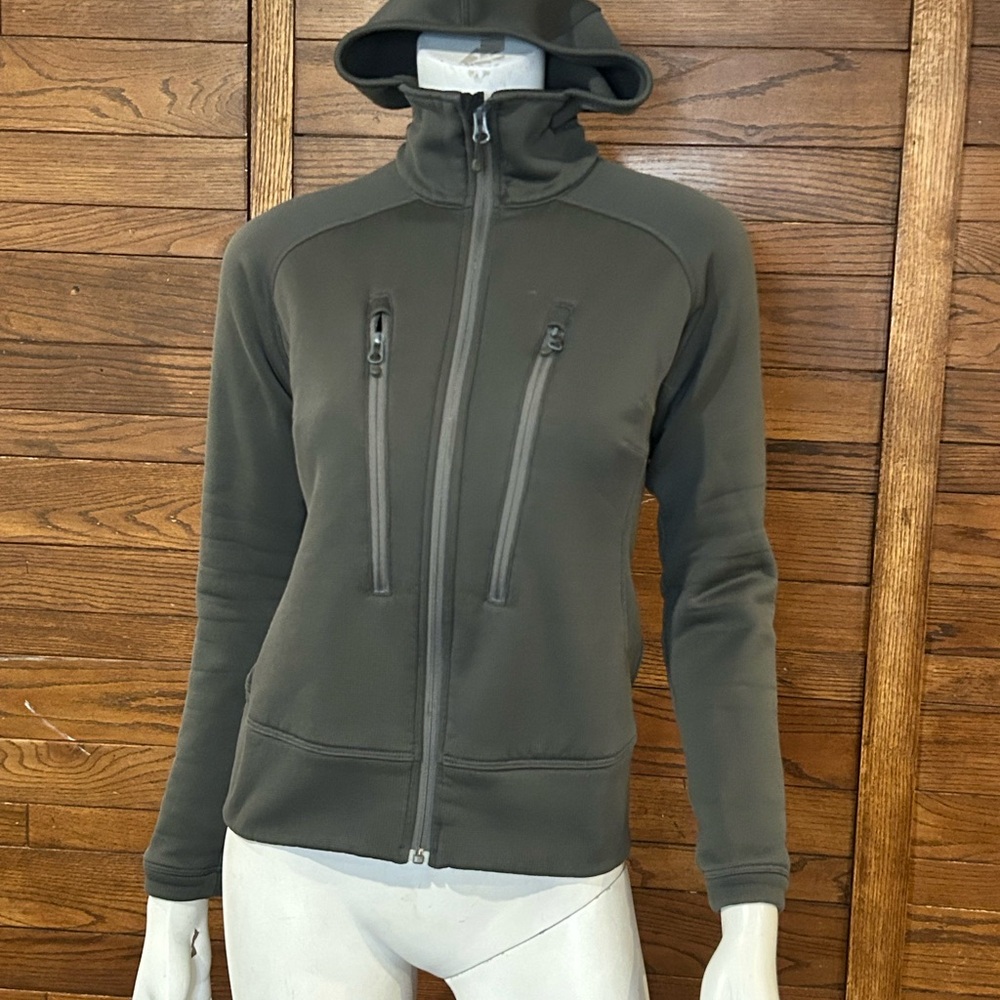 Mountain equipment co-op. Size small Olive Green Hooded Jacket